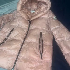 Blush pink womens moncler bubble coat size US 4 $550